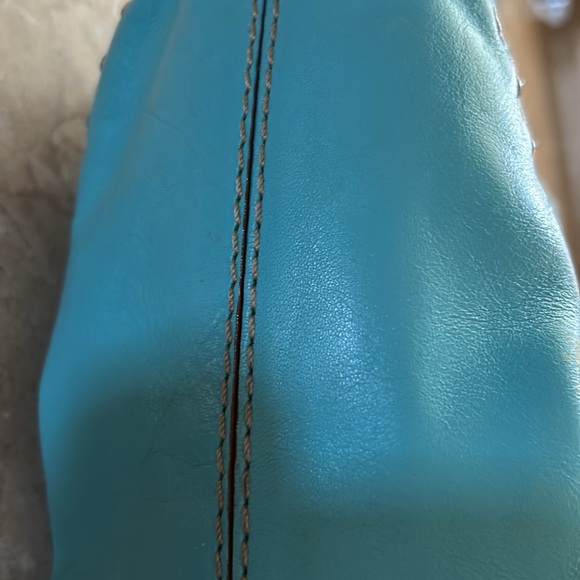 Vintage MK Turquoise purse bag - Picture 14 of 16
